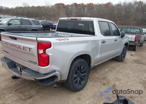 2021 Chevrolet Silverado K1500 Custom из США, поврежденный, VIN 3GCPYBEK2MG211442